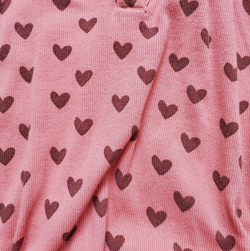 Kate Quinn Baby Girls Ribbed Smocked Heart Bodysuit sz6-12m - Picture 9 of 12